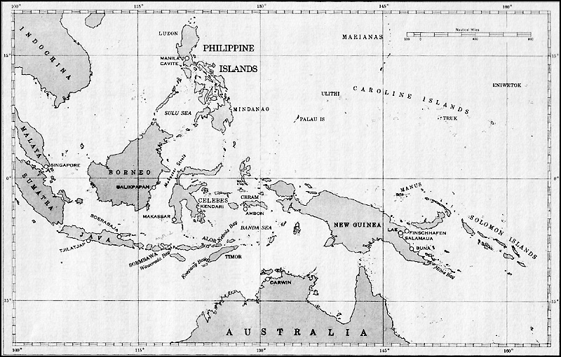 Southwest Pacific Region, 1942 (Source: http://www.ibiblio.org/hyperwar/USN/BBBO/BBBO-3.html)